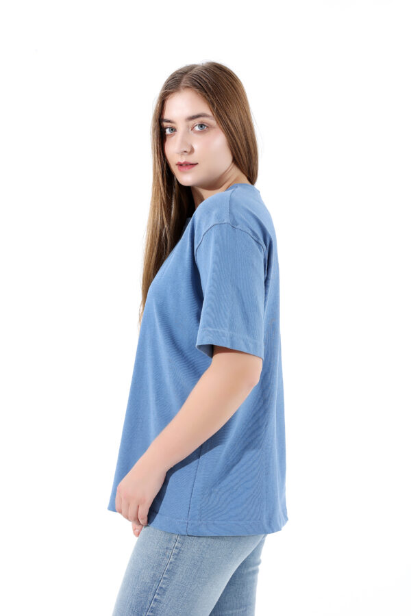 Oversized T-shirt – Indigo Unisex